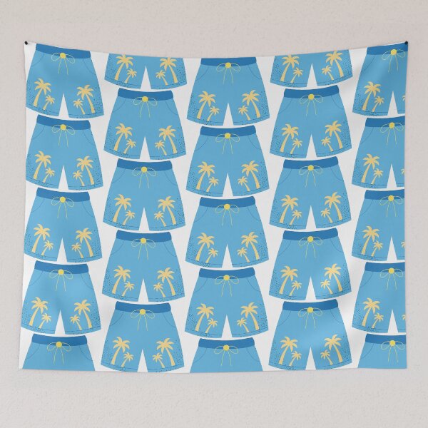 Item preview, Blue Swim Trunks Illustration designed and sold by BetweenForms.