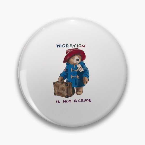 Item preview, Banksy - Migration is not a crime designed and sold by 123ks.