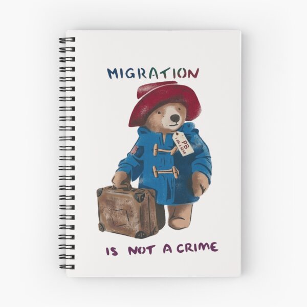 Item preview, Banksy - Migration is not a crime designed and sold by 123ks.