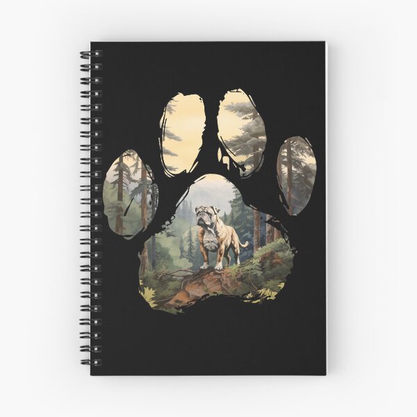 Item preview, Funny Bulldog Paw Foggy Mountain Tree Mom Dad Kids designed and sold by rafaeltto.