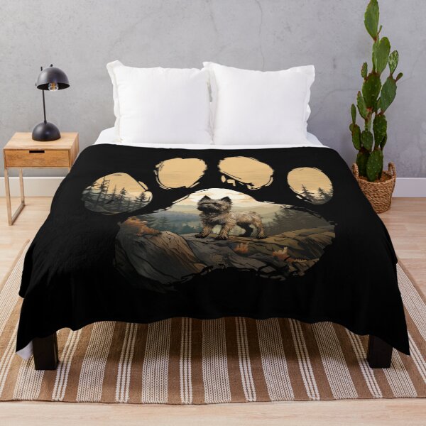 Item preview, Funny Cairn Terrier Paw Foggy Mountain Tree Mom Dad Kids designed and sold by rafaeltto.