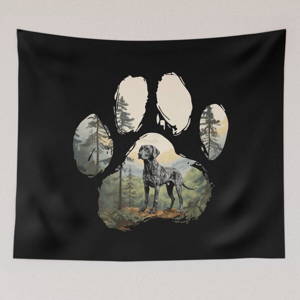 Item preview, Funny Catahoula Leopard Paw Foggy Mountain Tree Mom Dad Kids designed and sold by rafaeltto.
