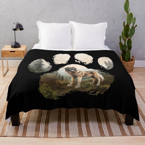 Item preview, Funny Caucasian Shepherd Paw Foggy Mountain Tree Mom Dad Kids designed and sold by rafaeltto.