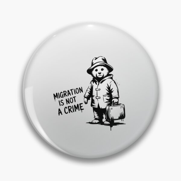 Item preview, Banksy - Migration Is Not A Crime designed and sold by 123ks.
