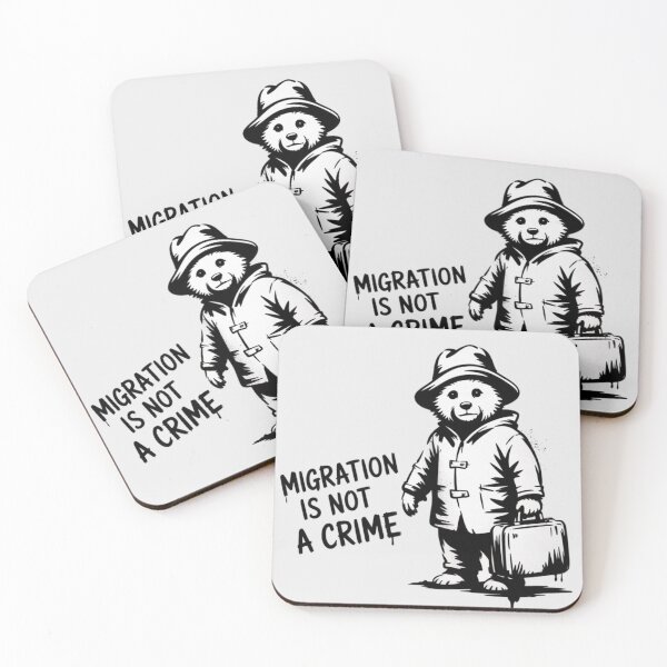 Item preview, Banksy - Migration Is Not A Crime designed and sold by 123ks.
