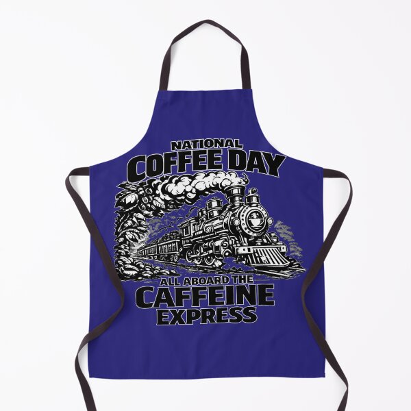 Item preview, All Aboard the Caffeine Express National Coffee Day Train designed and sold by irfanshikh.