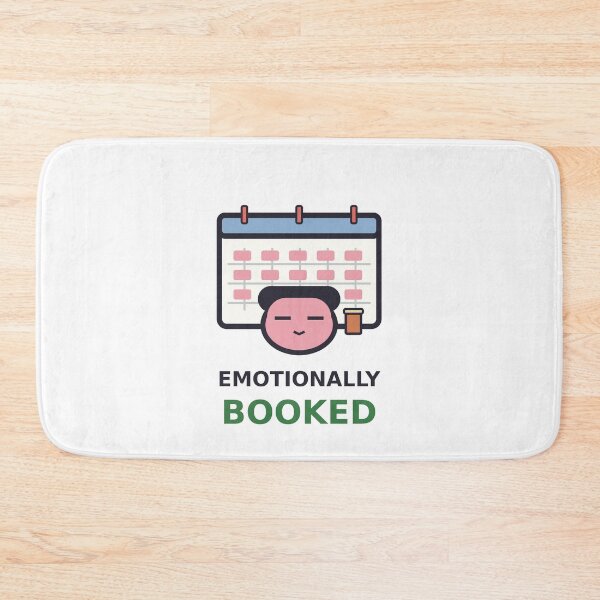Item preview, Emotionally Booked — Funny Introvert Calendar Design, Cute Gift For Tired Friends designed and sold by QuirkyCartel.