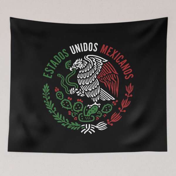 Item preview, Estados Unidos Mexicanos Eagle Emblem Latino Pride designed and sold by gunaone-design.