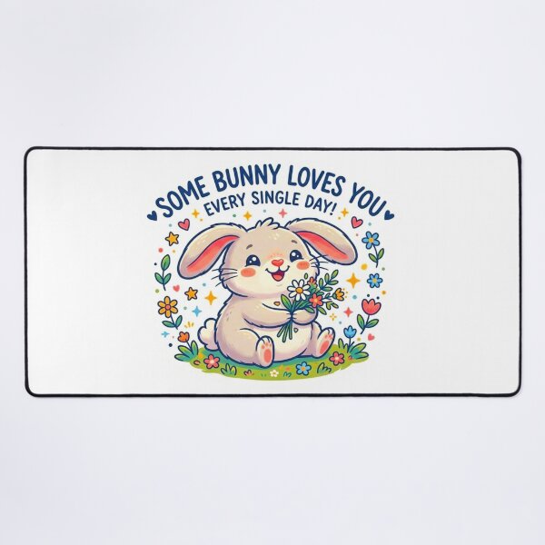 Item preview, Some Bunny Loves You Sticker designed and sold by ExploreAura Studio.