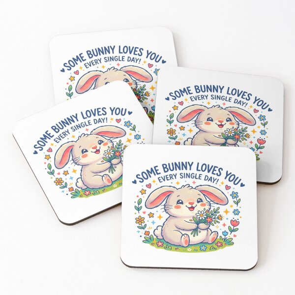 Item preview, Some Bunny Loves You Sticker designed and sold by ExploreAura Studio.