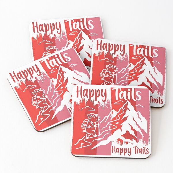 Item preview, Happy Tails Happy Trails Hiking Pig designed and sold by Aganona.