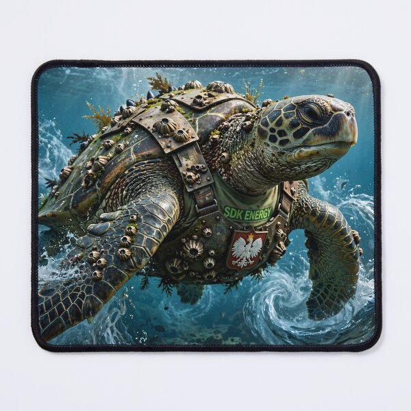 Item preview, AnimalVersum Sea Turtle – Armored Ocean Warrior Illustration designed and sold by SDKENERGY.