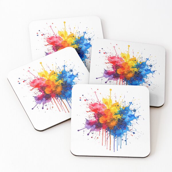 Item preview, Vibrant Watercolor Paint Splatter  designed and sold by BetweenForms.