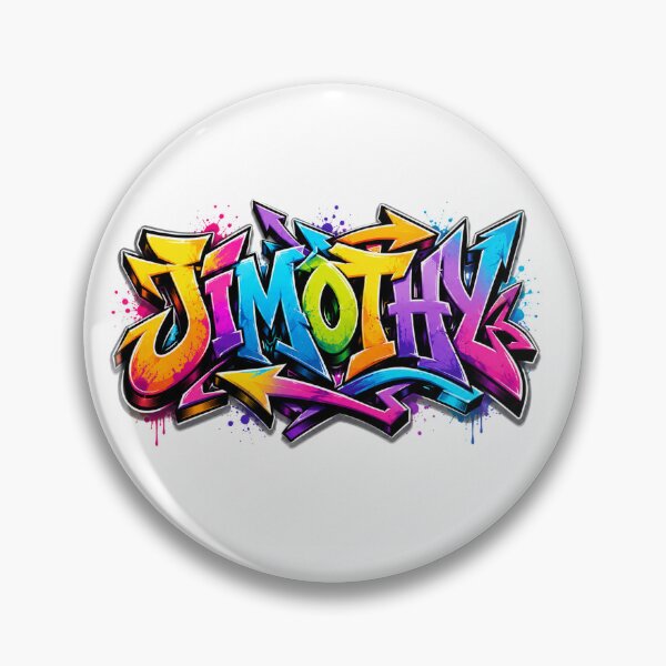Item preview, JImothy Graffiti Logo designed and sold by NeuroBrush.