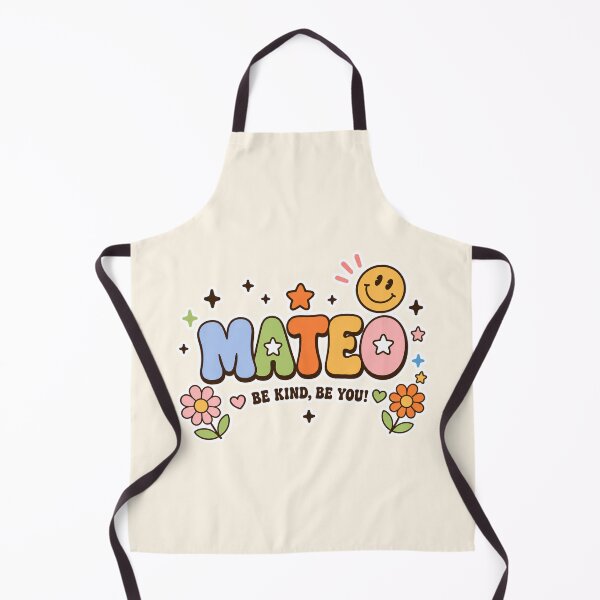 Item preview, Mateo Retro Groovy Name | Be Kind Be You Cute Smiley Design designed and sold by looplandger.