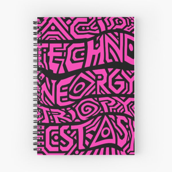 Item preview, Acid Techno Energy WHITEOUT Typography | Black & White Rave Streetwear Graphic T-Shirt designed and sold by UndergroundRavers.