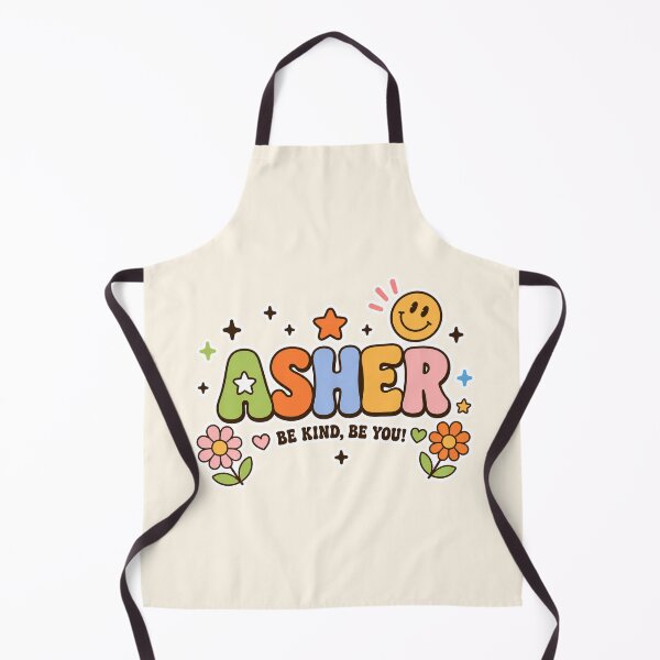 Item preview, Asher Retro Groovy Name | Be Kind Be You Cute Smiley Design designed and sold by looplandger.