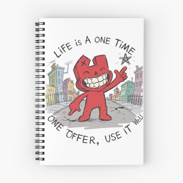 Item preview, Life is a one time offer use it well! designed and sold by rustycatart.