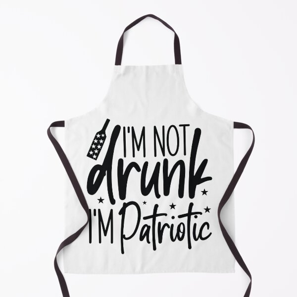Item preview, I'm Not Drunk I'm Patriotic - 4th Of July Quotes Retro Vintage USA Patriotic Party Gift designed and sold by FuzionRaptor.