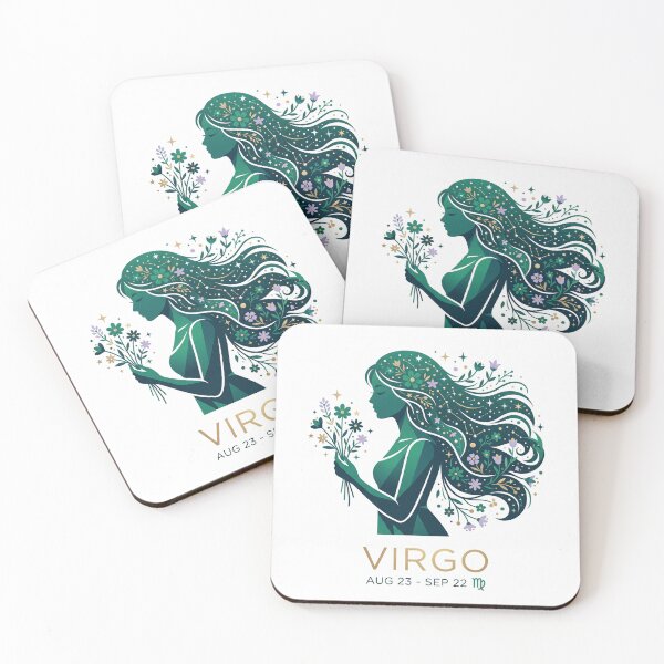 Item preview, Virgo Zodiac Sign Aug 23 Sep 22 Floral Maiden Art Design designed and sold by Vivaro.