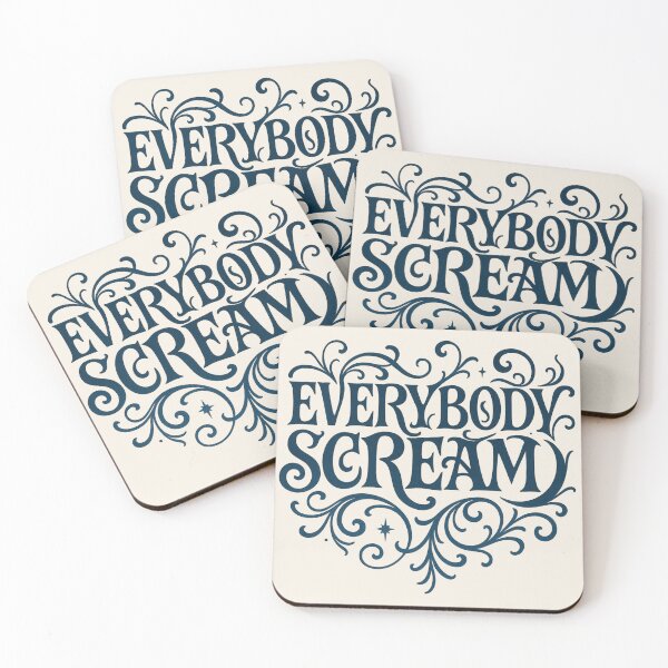 Item preview, Everybody Scream Witchy Gothic Typography designed and sold by From Cyryl with Love.