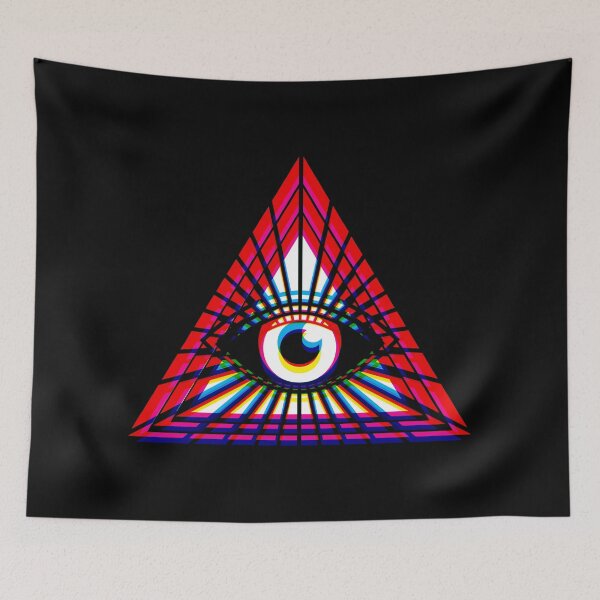 Item preview, All Seeing Eye - Dark Retro designed and sold by animinimal.