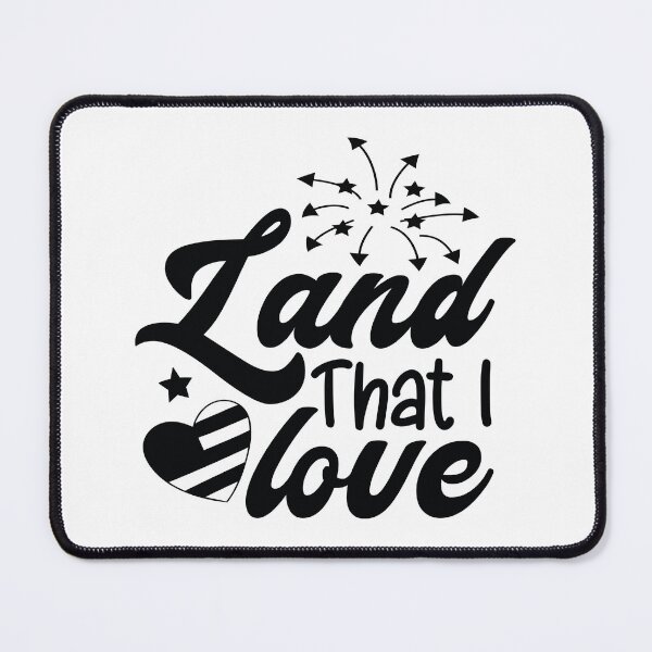 Item preview, Land That I Love - 4th Of July Quotes Retro Vintage USA Patriotic Pride Country Gift designed and sold by FuzionRaptor.
