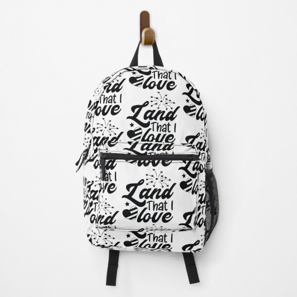 Item preview, Land That I Love - 4th Of July Quotes Retro Vintage USA Patriotic Pride Country Gift designed and sold by FuzionRaptor.