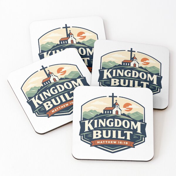 Item preview, Kingdom Built Christian Church – Matthew 16:18 Bible Verse Art designed and sold by stylishdzign.