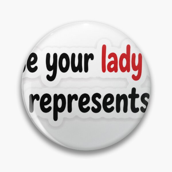 Item preview, Choose Your Lady Wisely She Represents You Sticker | Relationship Quote | Minimal Typography Sticker designed and sold by Doodlynx.