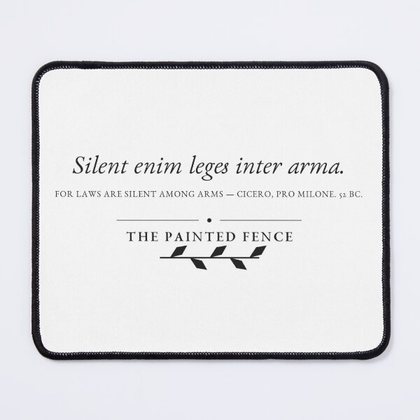 Item preview, Silent Enim Leges Inter Arma: Cicero Latin Quote designed and sold by The Painted Fence.