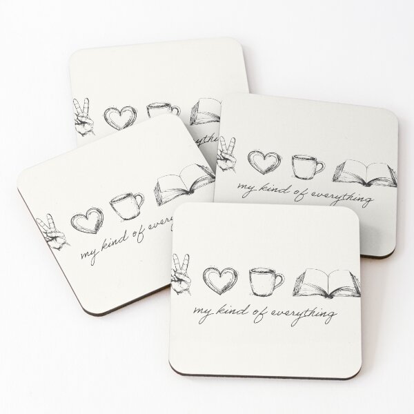 Item preview, My Kind of Everything – Sketch Illustration Book Coffee Lover Gift for Readers designed and sold by Hello Hobbies.
