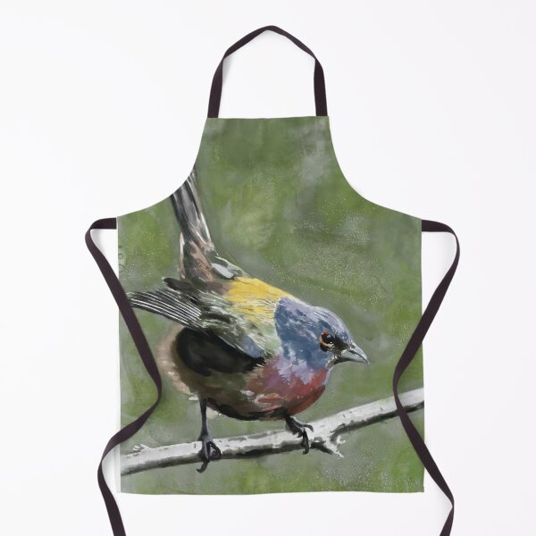 Item preview, Male Painted Bunting Watercolor designed and sold by SGillum.