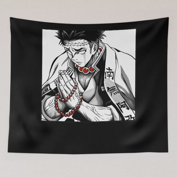 Item preview, Namu Amida Butsu Gyomei Himejima Demon Slayer  designed and sold by visionsunveiled.