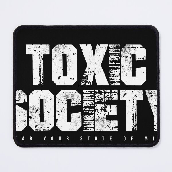 Item preview, TOXIC SOCIETY - Dark Industrial Streetwear Typography Design designed and sold by Darkmosfear.