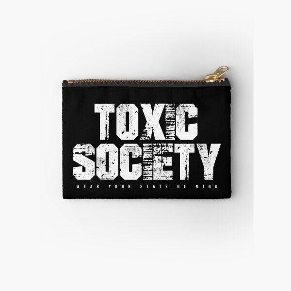 Item preview, TOXIC SOCIETY - Dark Industrial Streetwear Typography Design designed and sold by Darkmosfear.