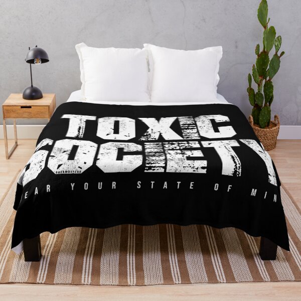 Item preview, TOXIC SOCIETY - Dark Industrial Streetwear Typography Design designed and sold by Darkmosfear.