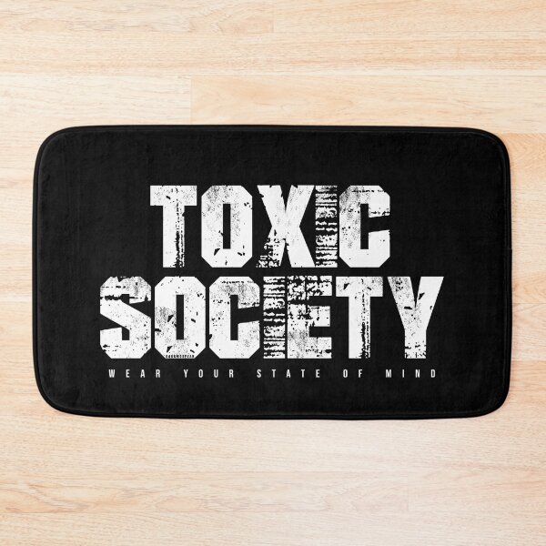 Item preview, TOXIC SOCIETY - Dark Industrial Streetwear Typography Design designed and sold by Darkmosfear.