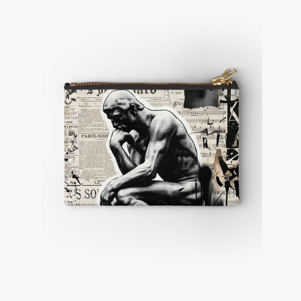 Item preview, The Thinker Street Art Stencil – Urban Grunge Rodin designed and sold by Simplybe1.