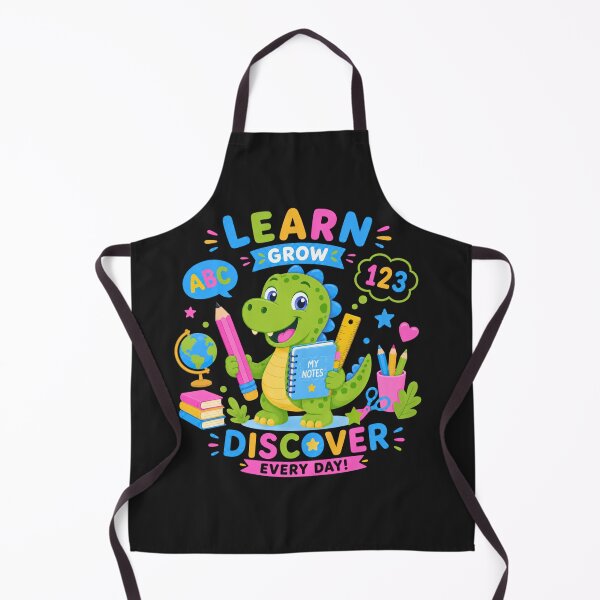 Item preview, Learn • Grow • Discover Every Day | Cute Dinosaur Back to School Teacher Shirt designed and sold by Aimetoi.