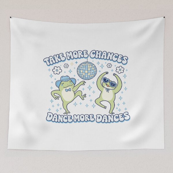 Item preview, Take More Chances Dance More Dances,Funny Frog Gift designed and sold by CloudyPress.