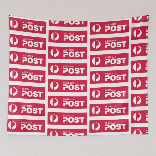 Item preview, Australian Postal Inspired Retro Mail Badge – Vintage Travel Graphic designed and sold by PIXEL POP DESIGNS - Beyond the Norm!.