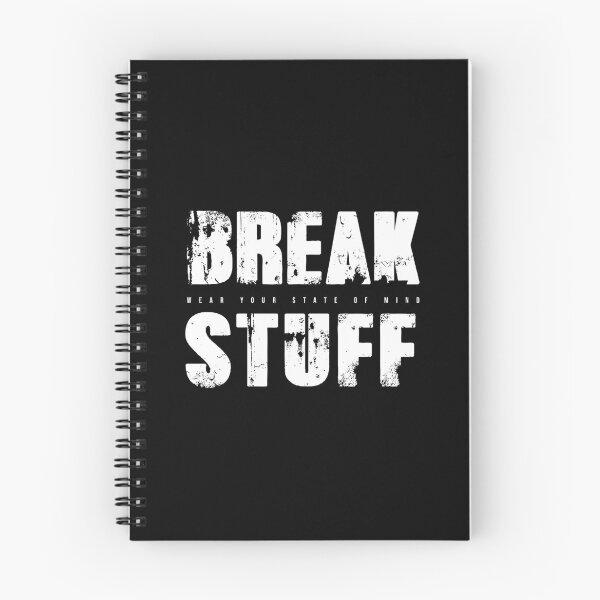 Item preview, BREAK STUFF | Grunge Streetwear Typography Design | Darkmosfear designed and sold by Darkmosfear.