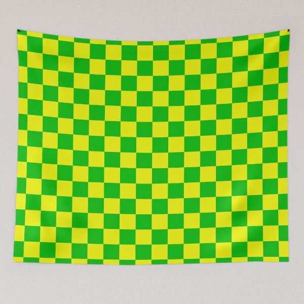 Item preview, Green and Yellow Chequered Pattern designed and sold by Jeallan Designs.