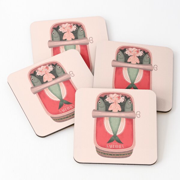 Item preview, Selkie Sardines Mermaid Tin Can designed and sold by Adronia.