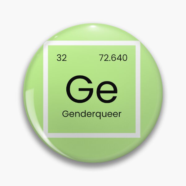 Item preview, Genderqueer Chemistry Element designed and sold by Cute-Chaotic-Co.