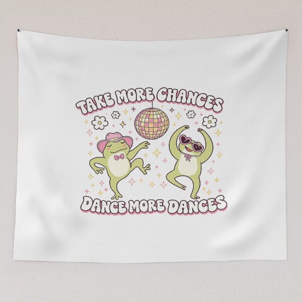 Item preview, Take More Chances Dance More Dances,Funny Frog Gift designed and sold by CloudyPress.
