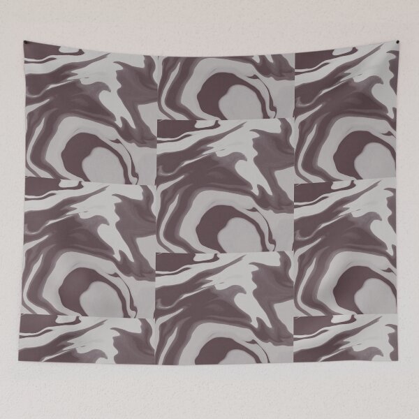 Item preview, Chocolate pudding abstract pattern designed and sold by CottageComfortsShoppe.