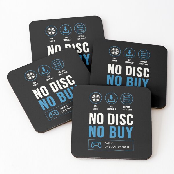 Item preview, No Disc No Buy – Save Physical Games designed and sold by ActiveNerd.