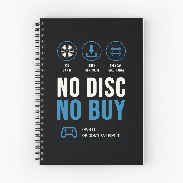 Item preview, No Disc No Buy – Save Physical Games designed and sold by ActiveNerd.